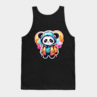 Panda Illustration Tank Top